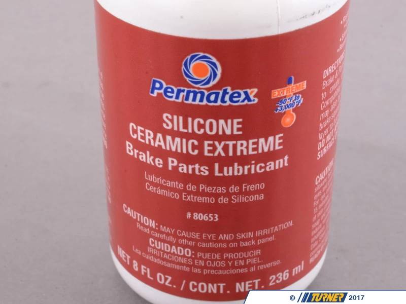 Permatex Ceramic Extreme Brake Parts Lubricant - 8oz Brush Top Bottle 5 Permatex Ceramic Extreme Brake Parts Lubricant - 8oz Brush Top Bottle - Image 3