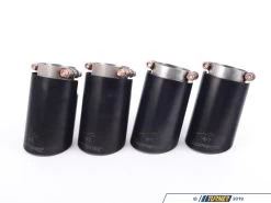 Supersprint Black Exhaust Tips 2x90mm -Auto Parts 1028867 x800