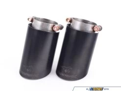 Supersprint Black Exhaust Tips 2x90mm -Auto Parts 1028868 x800