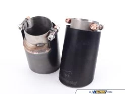 Supersprint Black Exhaust Tips 2x90mm