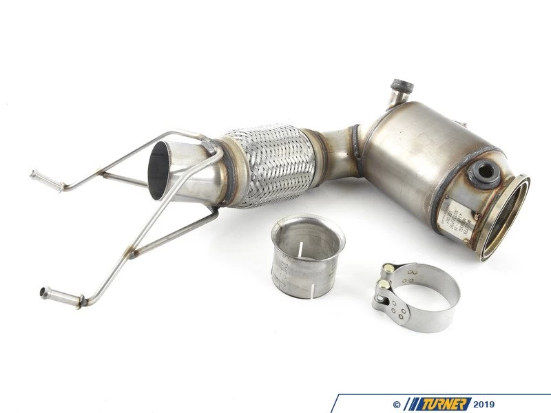 Downpipe With High Flow Catalytic Converter - OEM Exhaust Fitment F54-F57 MINI Cooper S/JCW 3 Downpipe With High Flow Catalytic Converter - OEM Exhaust Fitment F54-F57 MINI Cooper S/JCW