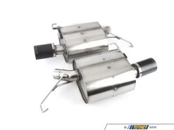 F10 535i Dinan Free Flow Axle-Back Exhaust - Black Tips -Auto Parts 1100669 x800