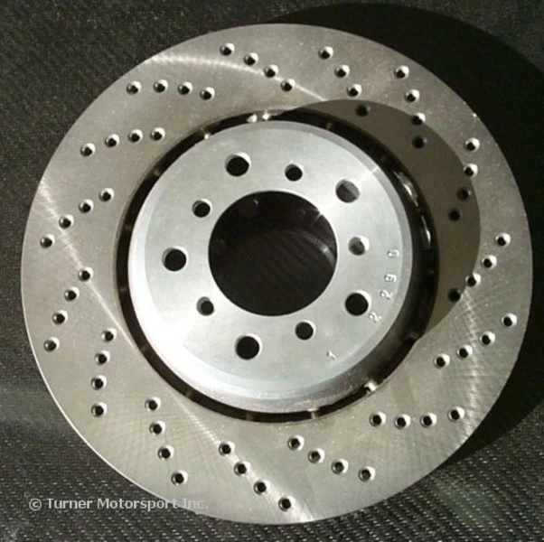 Cross-Drilled & Floating Brake Rotors - Rear - E46 M3 US/Euro/CSL/ZCP 5 Cross-Drilled & Floating Brake Rotors - Rear - E46 M3 US/Euro/CSL/ZCP - Image 3