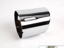 Genuine BMW Short Exhaust Tip - E46 323i 323Ci 325i 325Ci 325xi 328i 328Ci 330i 330Ci 330xi -Auto Parts 125164 x800