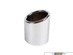 Genuine BMW Short Exhaust Tip - E46 323i 323Ci 325i 325Ci 325xi 328i 328Ci 330i 330Ci 330xi -Auto Parts 125165 x800