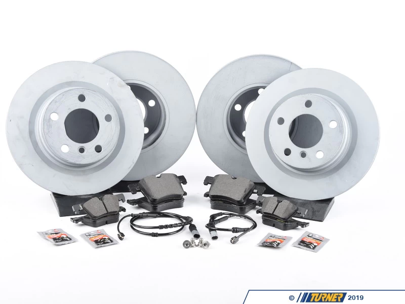 Rotor And Pad Replacement Package - Front And Rear - F22 228 230, F30/32 328 330 428 430 (w/ Standard Brakes) 3 Rotor And Pad Replacement Package - Front And Rear - F22 228 230, F30/32 328 330 428 430 (w/ Standard Brakes)