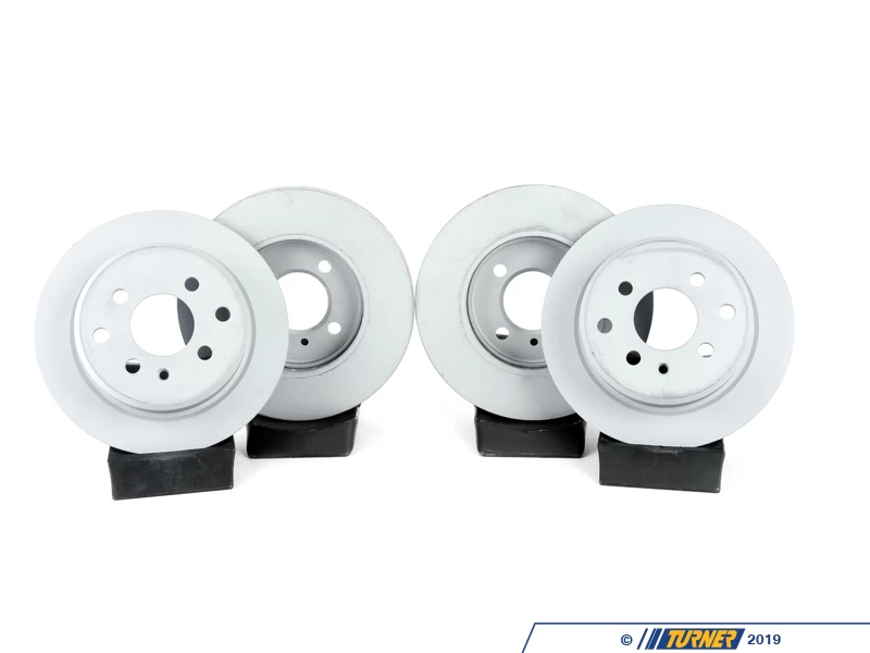 Rotor And Pad Replacement Package - Front And Rear - E30 318i/is 325e/es/i/is 5 Rotor And Pad Replacement Package - Front And Rear - E30 318i/is 325e/es/i/is - Image 3