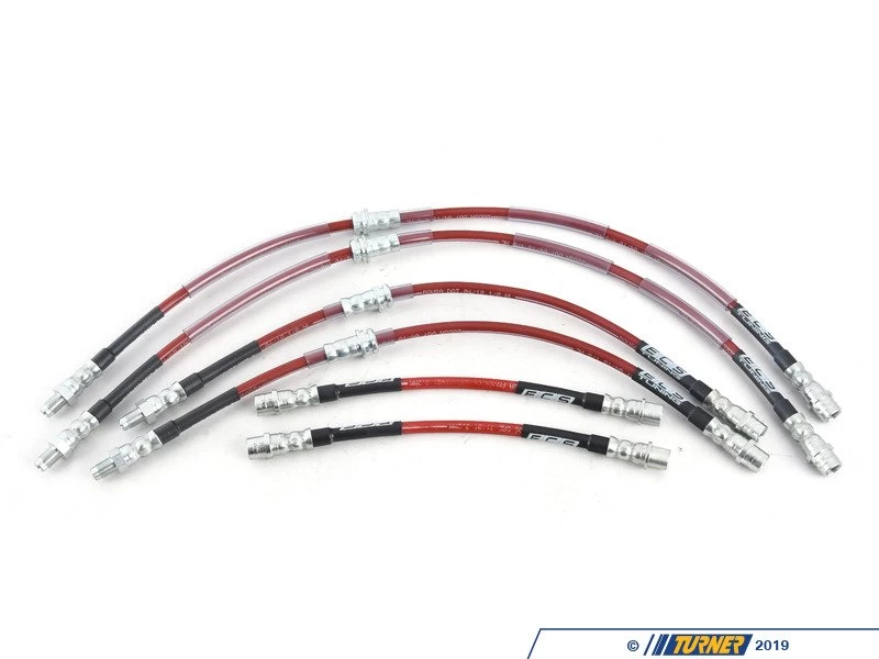 ECS Tuning Exact-Fit Stainless Steel Brake Lines (Full Kit) - E70/71 Non-M (04/2007 Up To 03/2008) 4 ECS Tuning Exact-Fit Stainless Steel Brake Lines (Full Kit) - E70/71 Non-M (04/2007 Up To 03/2008) - Image 2