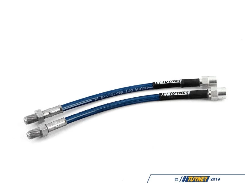Turner Rear Stainless Steel Brake Lines - E3/E10/E12/E21/E23/E24/E30/E36 3 Turner Rear Stainless Steel Brake Lines - E3/E10/E12/E21/E23/E24/E30/E36