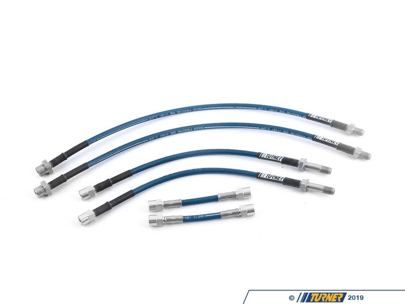 Turner Motorsport Stainless Steel Brake Lines - Complete Kit - E39 3 Turner Motorsport Stainless Steel Brake Lines - Complete Kit - E39