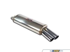 Supersprint Sport Muffler - Angled 76mm Tips - E30 325i/is/ix