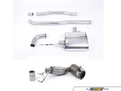 Turbo Back Non Resonated (Louder) Kit - Polished Tip F56/F57 MINI Cooper (non S)