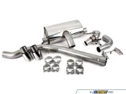 Performance Race Cat Back - Polished Tips - F22 M240 (w/ OPF) -Auto Parts 1583373 x800