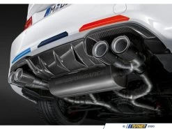 Genuine BMW M Performance Muffler W/ Carbon Fiber Tips - F87 M2 Competition