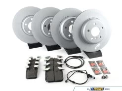 Rotor And Pad Replacement Package - Front And Rear - F30/31/34 328 330 335 340, F32/33/36 428 430 435 440