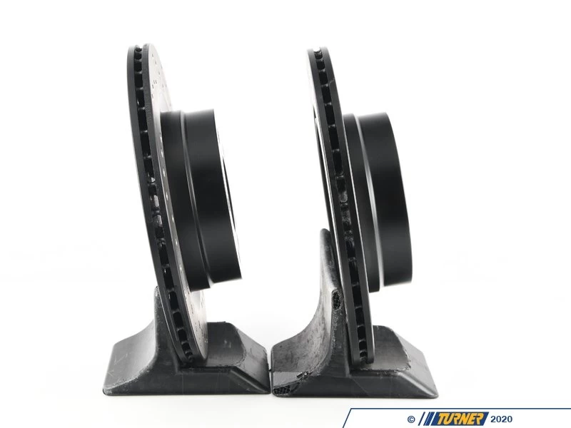 Cross-Drilled Brake Rotors - Rear - E90 E92 325i 328i (pair) 4 Cross-Drilled Brake Rotors - Rear - E90 E92 325i 328i (pair) - Image 2