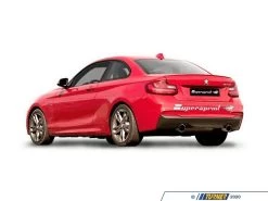 Supersprint CatBack Exhaust System With Performance Muffler - Resonated Center Section - 80mm Quad Tips - F22 M235i