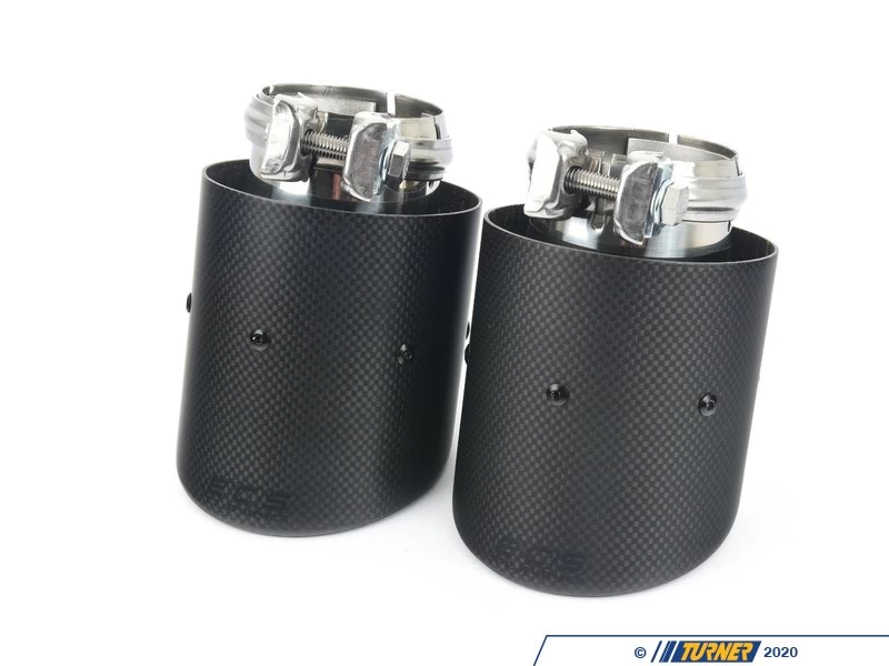 ECS UNIVERSAL Swivel Exhaust Tips - 4.0" Carbon Fiber - Pair