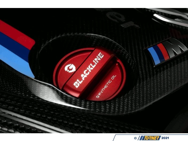 Blackline Performance Oil Cap Cover - Red - BMW M 4 Blackline Performance Oil Cap Cover - Red - BMW M - Image 2