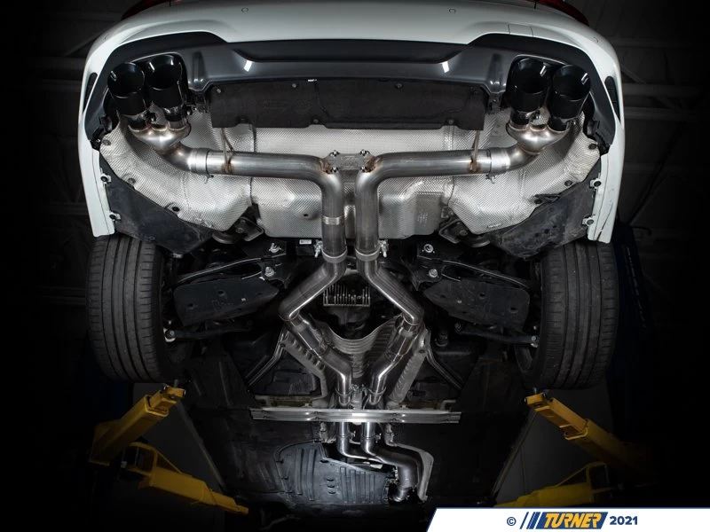 AWE Track Edition Exhaust - Diamond Black Tips 6 AWE Track Edition Exhaust - Diamond Black Tips - Image 4