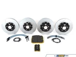 Turner Motorsport Front And Rear Full-Floating Slotted TrackSport Rotors Performance Kit - G20