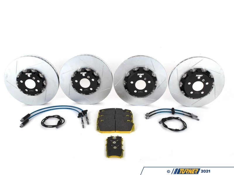 Turner Motorsport Front And Rear Full-Floating Slotted TrackSport Rotors Performance Kit - G20 3 Turner Motorsport Front And Rear Full-Floating Slotted TrackSport Rotors Performance Kit - G20
