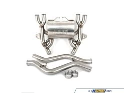 E9X M3 Turner Motorsport Stainless Steel Valved Axle Back Exhaust - Brushed Tips