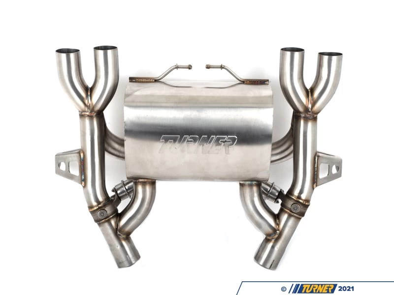 E9X M3 Turner Motorsport Stainless Steel Valved Axle Back Exhaust - Brushed Tips 17 E9X M3 Turner Motorsport Stainless Steel Valved Axle Back Exhaust - Brushed Tips - Image 15