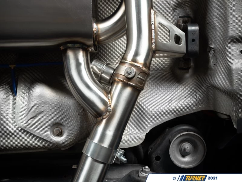 E9X M3 Turner Motorsport Stainless Steel Valved Axle Back Exhaust - Brushed Tips 20 E9X M3 Turner Motorsport Stainless Steel Valved Axle Back Exhaust - Brushed Tips - Image 18