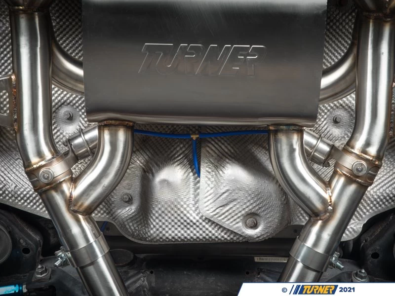 E9X M3 Turner Motorsport Stainless Steel Valved Axle Back Exhaust - Brushed Tips 7 E9X M3 Turner Motorsport Stainless Steel Valved Axle Back Exhaust - Brushed Tips - Image 5