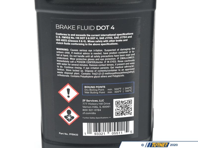 TRW DOT 4 Brake Fluid - 32 Oz 5 TRW DOT 4 Brake Fluid - 32 Oz - Image 3