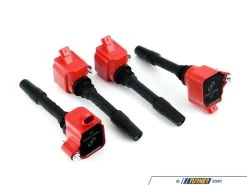 B-Series Performance Ignition Coil - Red - Set Of Four