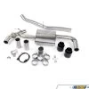 Dinan Axle Back Valved Axle-back Exhaust - Black Tips - BMW F48 X1 SDrive28i, F39 X2 SDrive28i, MINI F60 F54