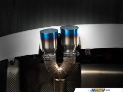 ECS UNIVERSAL Exhaust Tip - 4.0" Titanium - Burnt Finish - Priced Each -Auto Parts 1757625 x800