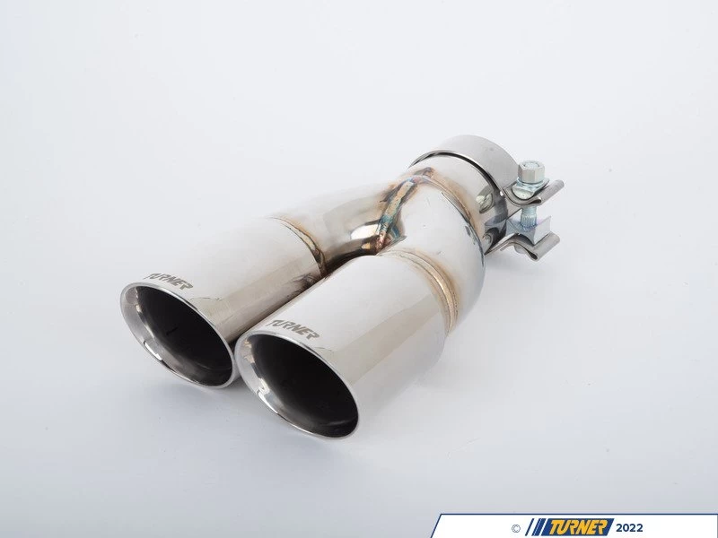Turner Motorsport Double Wall Slash Cut Exhaust Tip - 2.75 Inlet - 3.0 OD - Stepped Left - Mirror 3 Turner Motorsport Double Wall Slash Cut Exhaust Tip - 2.75 Inlet - 3.0 OD - Stepped Left - Mirror