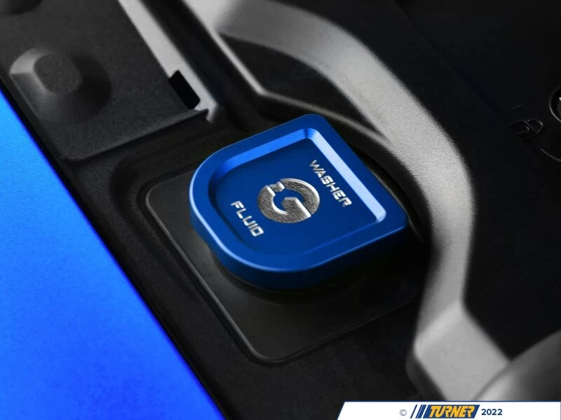 BLACKLINE Performance G8x Washer Fluid Cap - Motorsport Blue 4 BLACKLINE Performance G8x Washer Fluid Cap - Motorsport Blue - Image 2