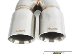 Turner Motorsport Double Wall Slash Cut - 2.5 Inlet 3.0 OD - Stepped Right - Brushed Stainless -Auto Parts 1804109 x800