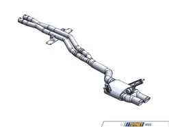 Turner Motorsport Valved Catback Exhaust - E46 325/330 -Auto Parts 1816271 x800