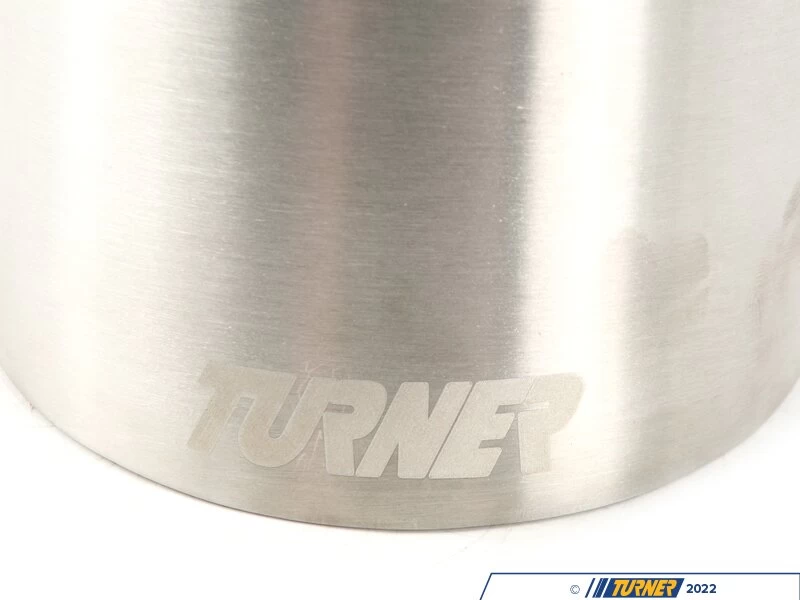 3.5" Universal Brushed Aluminum Swivel Exhaust Tip 4 3.5" Universal Brushed Aluminum Swivel Exhaust Tip - Image 2