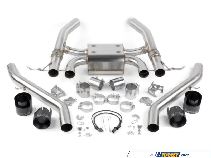 Dinan Valved Ax - 2021-2023 BMW M3/M4 - Black Tips 3 Dinan Valved Ax - 2021-2023 BMW M3/M4 - Black Tips