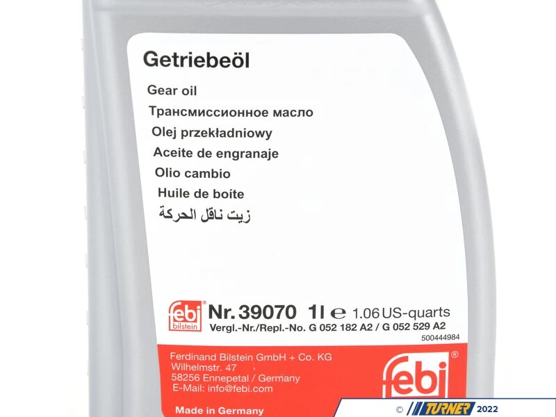Febi Double Clutch Transmission Fluid (DCTF-1) - 1 Liter - E82, E88, E90, E92, E93, Z4 7 Febi Double Clutch Transmission Fluid (DCTF-1) - 1 Liter - E82, E88, E90, E92, E93, Z4 - Image 5
