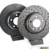 Front V5 Drilled & Slotted Brake Rotors - Set (338x26) -Auto Parts 1841420 x800