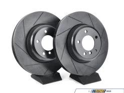 Front V5 Slotted Brake Rotors - Set (338x26)