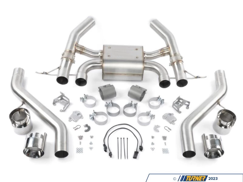 Dinan Valved Axle-Back Exhaust - Quad 114mm Polished Tips - G87 M2 3 Dinan Valved Axle-Back Exhaust - Quad 114mm Polished Tips - G87 M2
