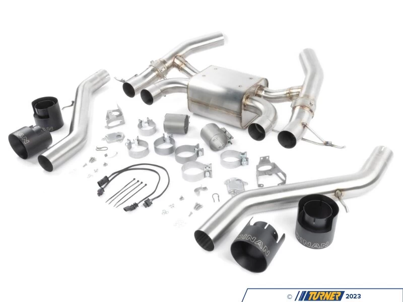 Dinan Valved Axle-Back Exhaust - Quad 114mm Black Tips - G87 M2 4 Dinan Valved Axle-Back Exhaust - Quad 114mm Black Tips - G87 M2 - Image 2