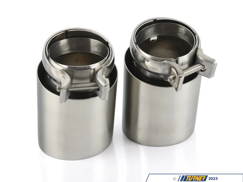 3.5" Universal Brushed Aluminum Swivel Exhaust Tip 12 3.5" Universal Brushed Aluminum Swivel Exhaust Tip - Image 10