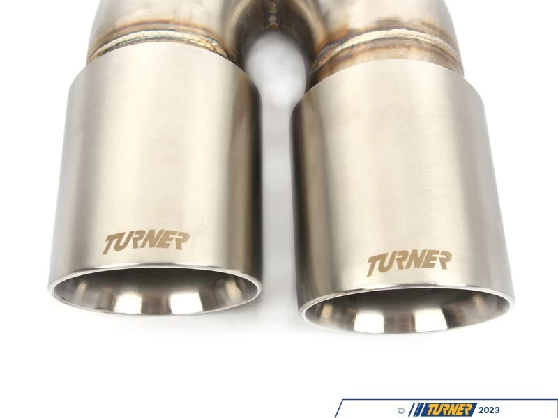 Turner Motorsport Double Wall Slash Cut Exhaust Tip - 2.5 Inlet - 3.0 OD - Stepped Left - Brushed Stainless 9 Turner Motorsport Double Wall Slash Cut Exhaust Tip - 2.5 Inlet - 3.0 OD - Stepped Left - Brushed Stainless - Image 7