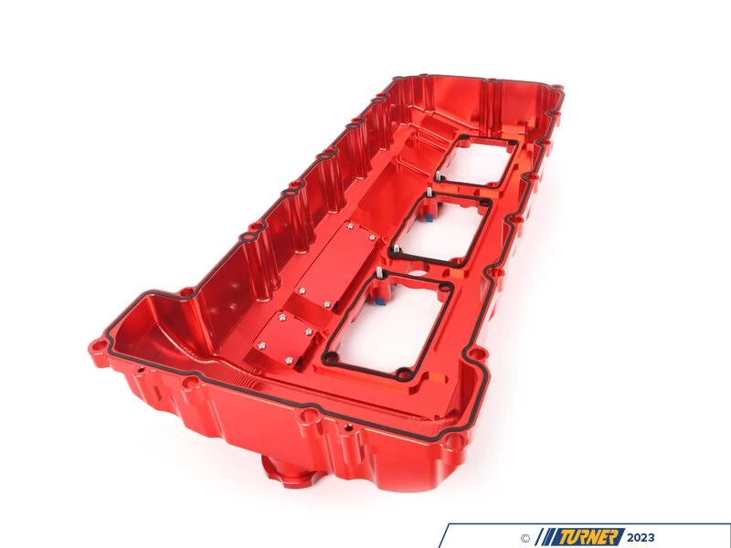 VTT S55 Billet CNC Valve Cover - Red 10 VTT S55 Billet CNC Valve Cover - Red - Image 8