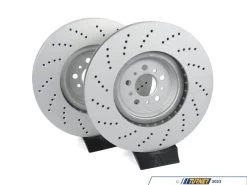 Front V5 Drilled Brake Rotors - Set (380x36)