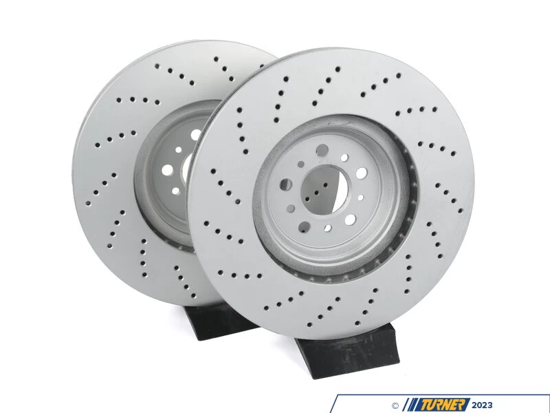 Front V5 Drilled Brake Rotors - Set (380x36) 3 Front V5 Drilled Brake Rotors - Set (380x36)